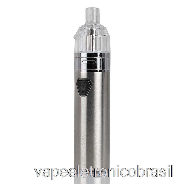 Vape Recarregável Vzone Preco 2 Solo Starter Kit Prata